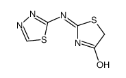 2-(1,3,4-thiadiazol-2-ylamino)-1,3-thiazol-4-one Structure