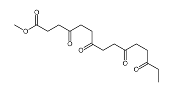 methyl 4,7,10,13-tetraoxopentadecanoate结构式