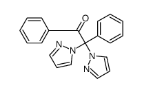 1,2-diphenyl-2,2-di(pyrazol-1-yl)ethanone Structure