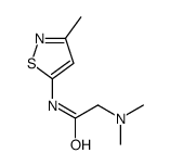 2-(dimethylamino)-N-(3-methyl-1,2-thiazol-5-yl)acetamide Structure