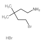 5-bromo-3,3-dimethyl-pentan-1-amine结构式