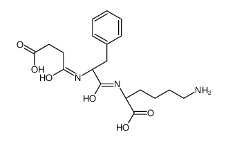 (2S)-6-amino-2-[[(2S)-2-(3-carboxypropanoylamino)-3-phenylpropanoyl]amino]hexanoic acid结构式