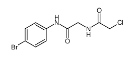 Acetamide, N-[2-[(4-bromophenyl)amino]-2-oxoethyl]-2-chloro结构式