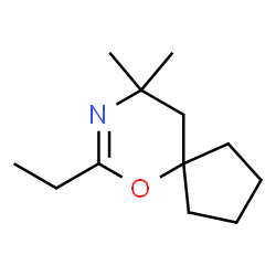 6-Oxa-8-azaspiro[4.5]dec-7-ene,7-ethyl-9,9-dimethyl-(7CI) structure