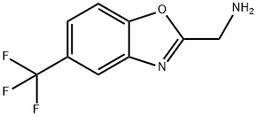 5-三氟甲基苯并噁唑-2-甲胺结构式