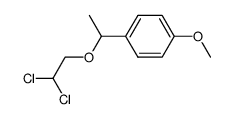 1-(1-(2,2-dichloroethoxy)ethyl)-4-methoxybenzene Structure