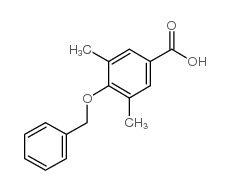 4-(苄氧基)-3,5-二甲基苯甲酸结构式