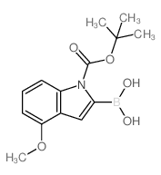 1-(tert-Butoxycarbonyl)-4-methoxy-1H-indol-2-ylboronic acid picture