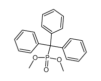 triphenylmethylphosphonic acid dimethyl ester结构式