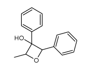 2-methyl-3,4-diphenyloxetan-3-ol Structure