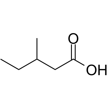 3-Methylvaleric Acid Structure