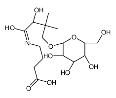 hopantenic acid glucoside structure