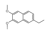 6-Ethyl-2,3-dimethoxynaphthalene结构式