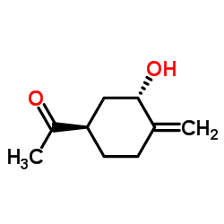 Ethanone, 1-(3-hydroxy-4-methylenecyclohexyl)-, trans- (9CI)结构式