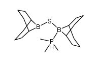 (PB)2-trimethylphosphine-bis(1,5-cyclooctandiylboryl)sulfide结构式