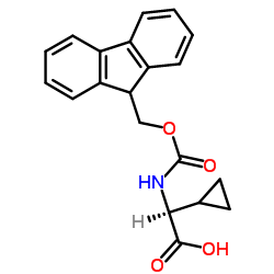 Fmoc-L-Cyclopropylglycine Structure