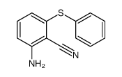 2-amino-6-phenylsulfanylbenzonitrile结构式