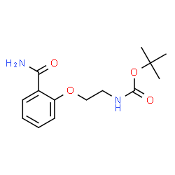 2-[2-(BOC-AMINO)ETHOXY]BENZAMIDE结构式