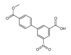 3-(4-methoxycarbonylphenyl)-5-nitrobenzoic acid Structure