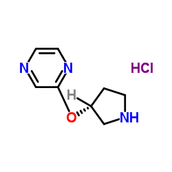 2-[(3R)-3-Pyrrolidinyloxy]pyrazine hydrochloride (1:1) picture