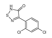 4-(2,4-dichlorophenyl)-1,2,5-thiadiazol-3-one结构式