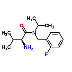 N-(2-Fluorobenzyl)-N-isopropyl-L-valinamide结构式