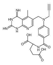 10-propargyl-5-methyl-5-deazaaminopterin analog of folic acid Structure