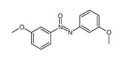 3,3'-DIMETHOXYAZOXYBENZENE structure