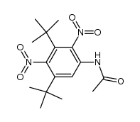 3,5-Di-t-butyl-2,4-dinitroacetanilid Structure