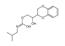 1-(1,4-Benzodioxan-2-yl)-1,2-ethanediol 2-isobutylcarbamate结构式