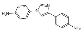 4-[1-(4-aminophenyl)imidazol-4-yl]aniline Structure