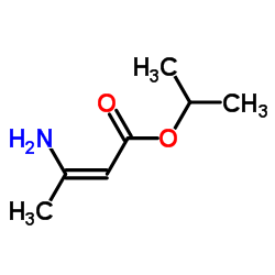 Isopropyl 3-aminobut-2-enoate Structure