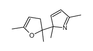 2-(2,5-dimethyl-3H-furan-2-yl)-2,5-dimethylpyrrole structure