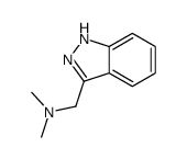 (1H-INDAZOL-3-YL)-N,N-DIMETHYLMETHANAMINE structure