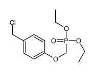 1-(chloromethyl)-4-(diethoxyphosphorylmethoxy)benzene Structure