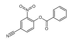 (4-cyano-2-nitrophenyl) benzoate结构式