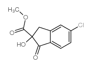 5-氯-2-甲氧羰基-2-羟基-1-茚星空app结构式