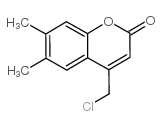 4-(chloromethyl)-6,7-dimethylchromen-2-one Structure