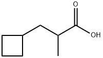 3-cyclobutyl-2-methylpropanoic acid Structure