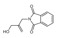 2-[2-(hydroxymethyl)prop-2-enyl]isoindole-1,3-dione结构式