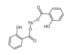 水杨酸铅结构式