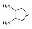 3,4-Furandiamine,tetrahydro-(9CI) structure