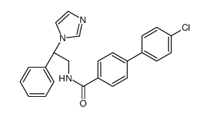 4-(4-chlorophenyl)-N-[(2R)-2-imidazol-1-yl-2-phenylethyl]benzamide结构式