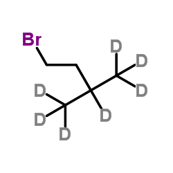 1-Bromo-3-(2H3)methyl(3,4,4,4-2H4)butane结构式