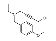 4-[N-ETHYL-(4-METHOXYPHENYL)METHYLAMINO]-2-BUTYNYL-1-OL结构式