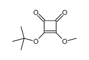 3-methoxy-4-[(2-methylpropan-2-yl)oxy]cyclobut-3-ene-1,2-dione结构式