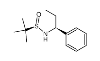 (RS)-2-methyl-N-((S)-1-phenylpropyl)propane-2-sulfinamide Structure