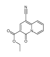 ethyl 1-cyano-4-oxoquinolizine-3-carboxylate Structure