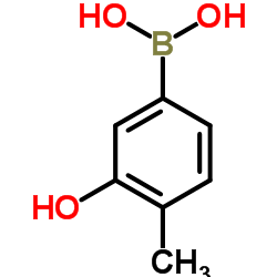 3-Hydroxy-4-methylphenylboronic acid structure