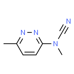 Cyanamide, methyl(6-methyl-3-pyridazinyl)- (9CI) Structure